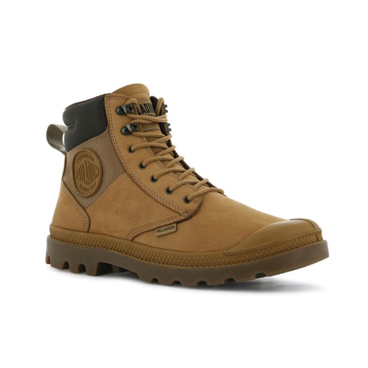 Dámské Boty Palladium Pampa Shield WP+ LUX Hnědé | CZ VYD-94U